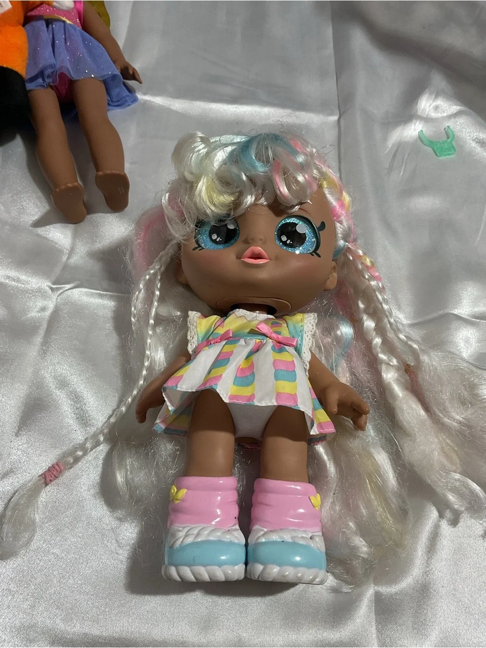 Rainbow Pastel Fashion Doll - Pink, Blue & White